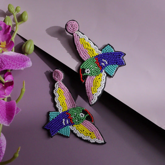 Cardinal Birdy Earring