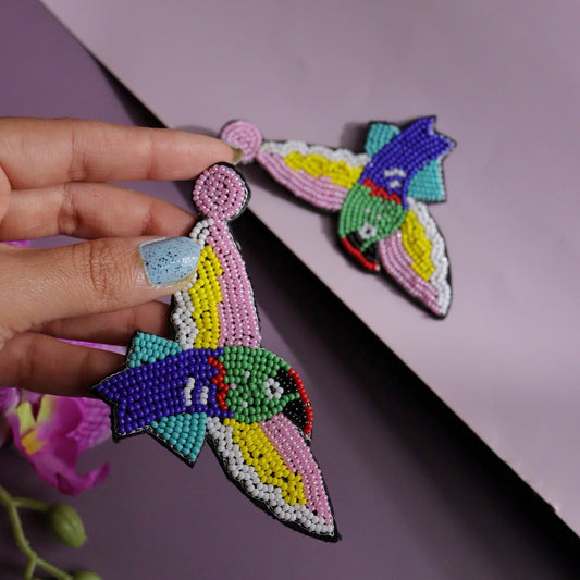 Cardinal Birdy Earring