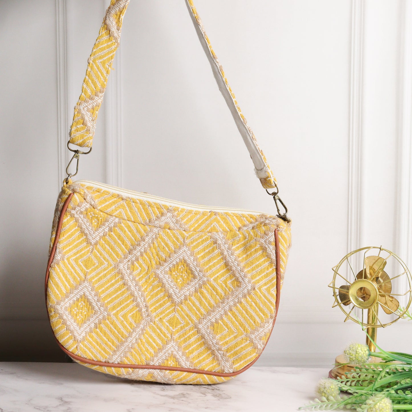 Mirage Mustard Sling Bag
