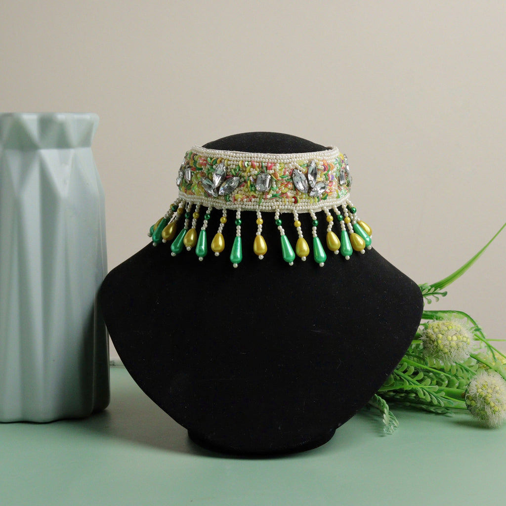 Noele Yellow Diamond Choker