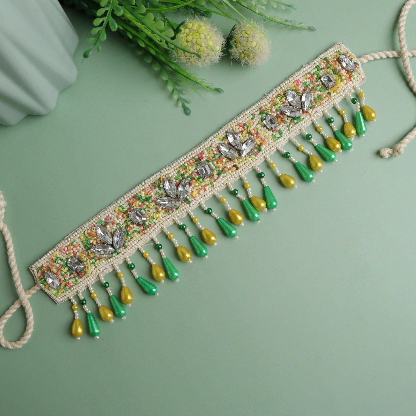 Noele Yellow Diamond Choker