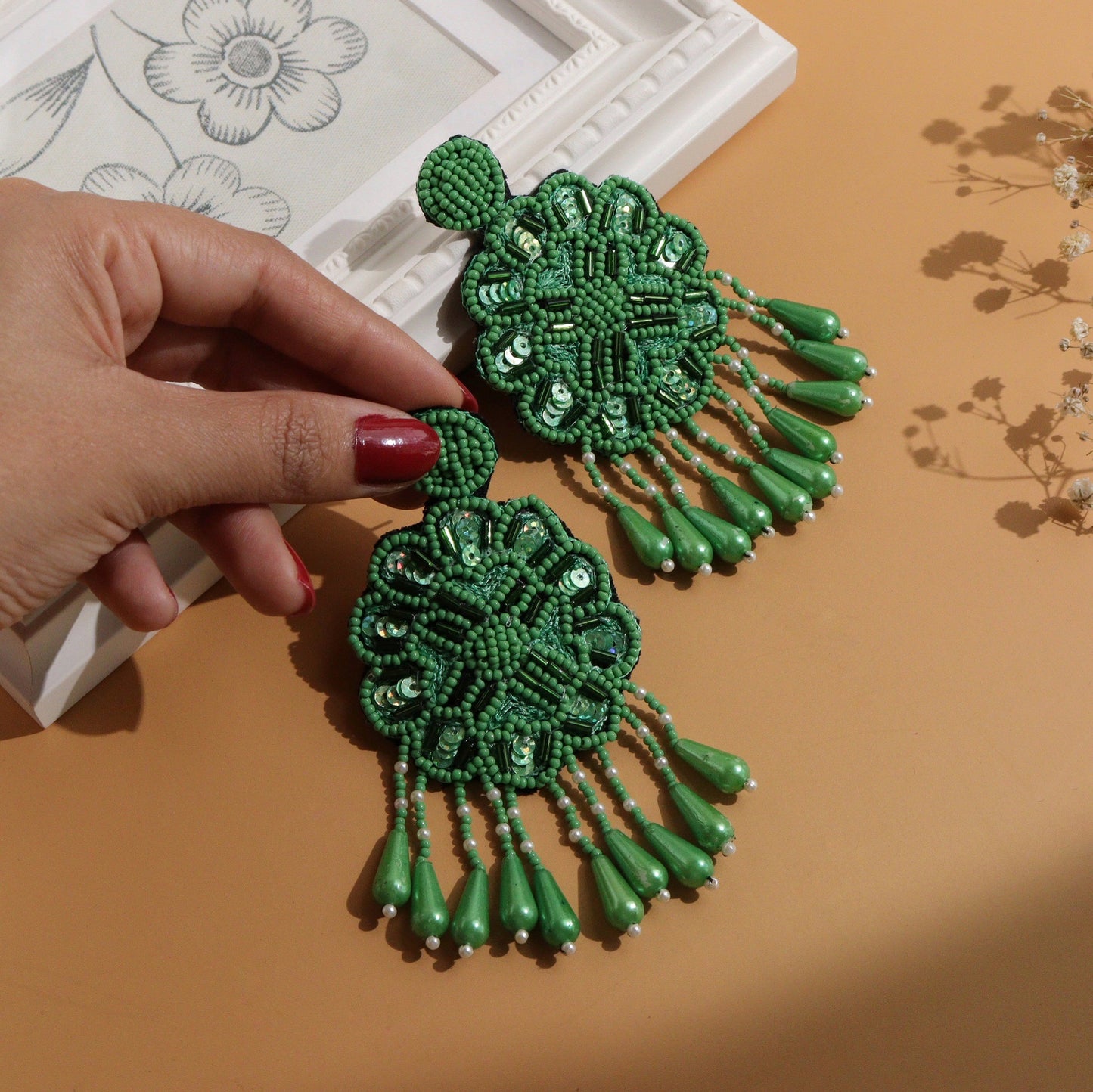 Raquel Green Earring