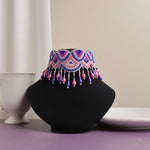 Zoe Purple Pink Choker