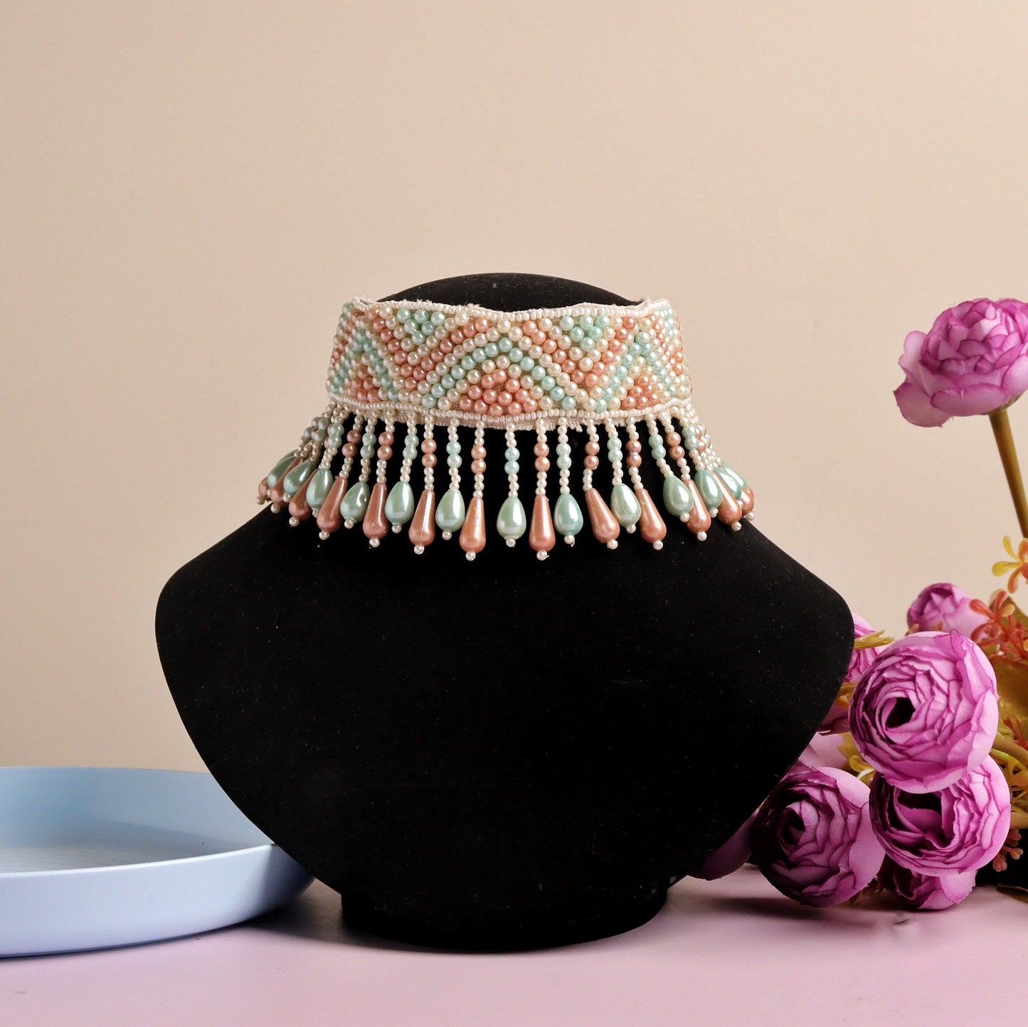 Cathy Beaded Choker
