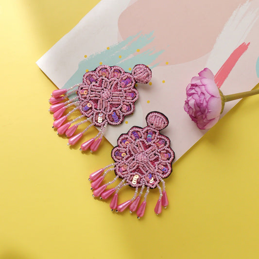 Raquel Pink Earring