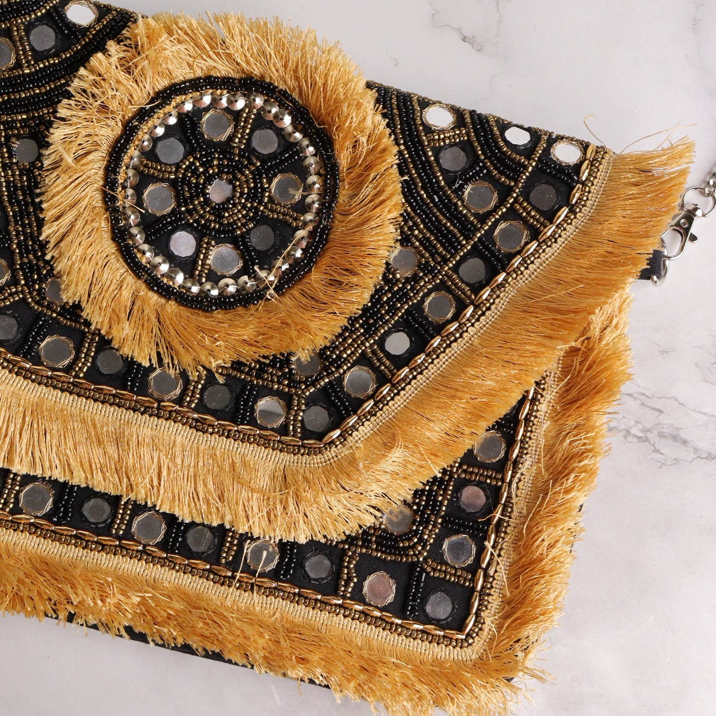 Snow Gold Sling Bag