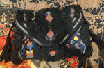 Black Beauty Pom Boho Bag