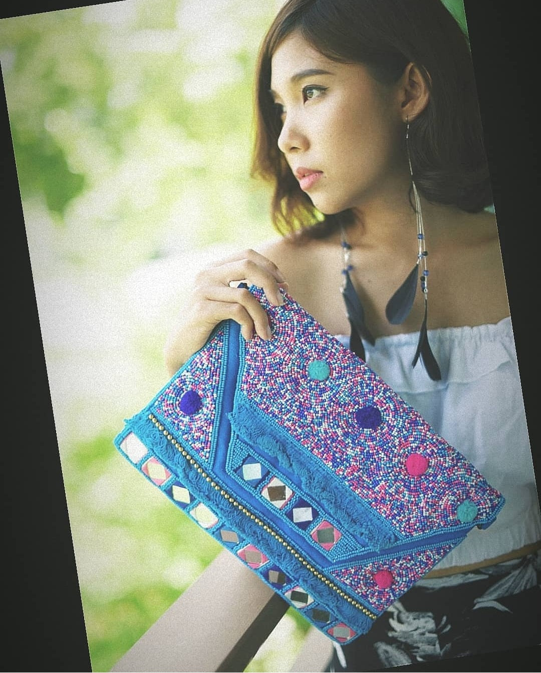 Siona Bohemian Clutch Boho Bag