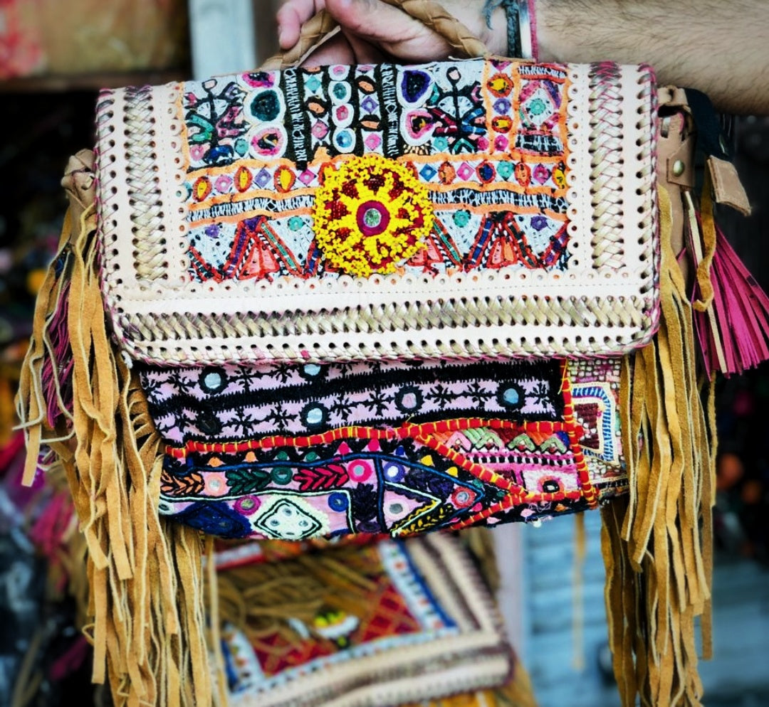 Premium Big Banjara Fringe Bag