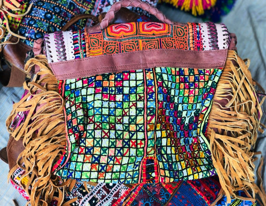 Premium Big Banjara Fringe Bag