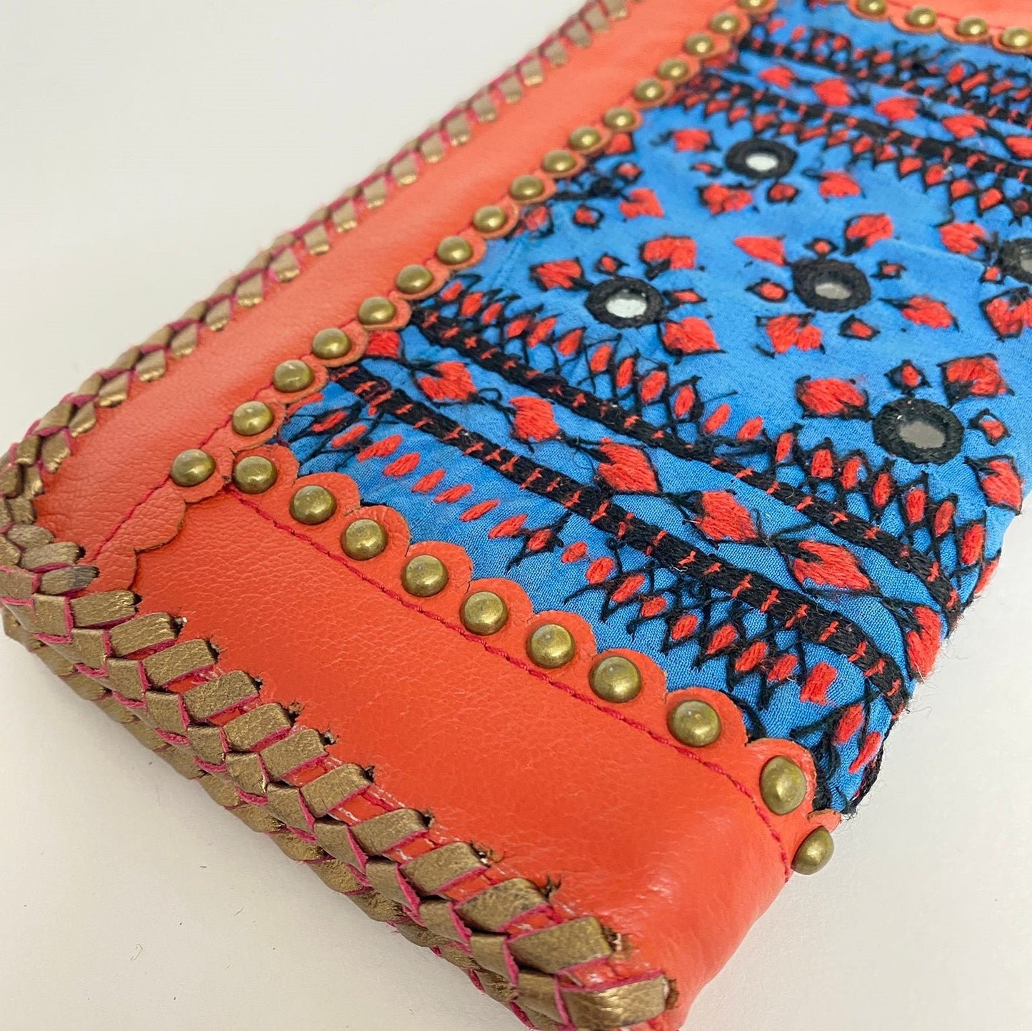 Premium Leather Banjara Wallet - Burnt Orange2
