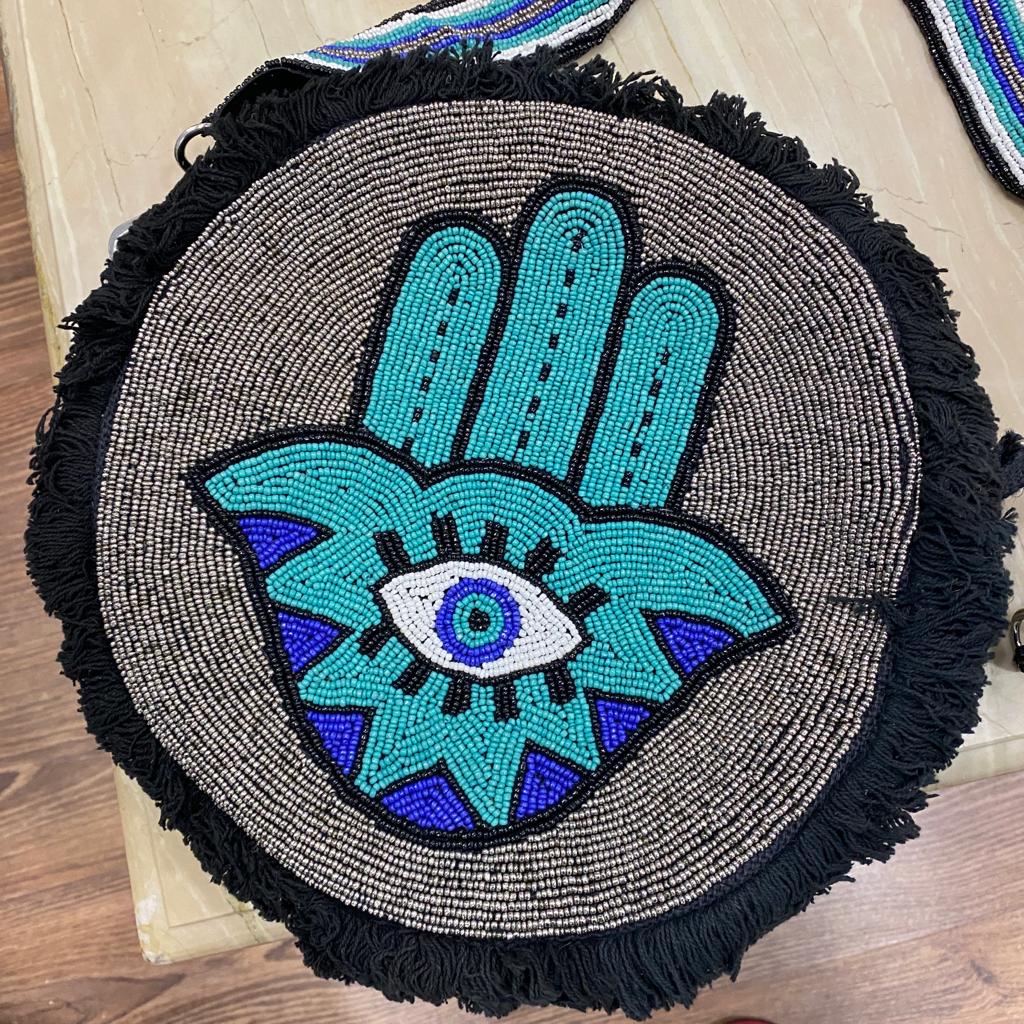 Bilbao Eye With Beaded Belt