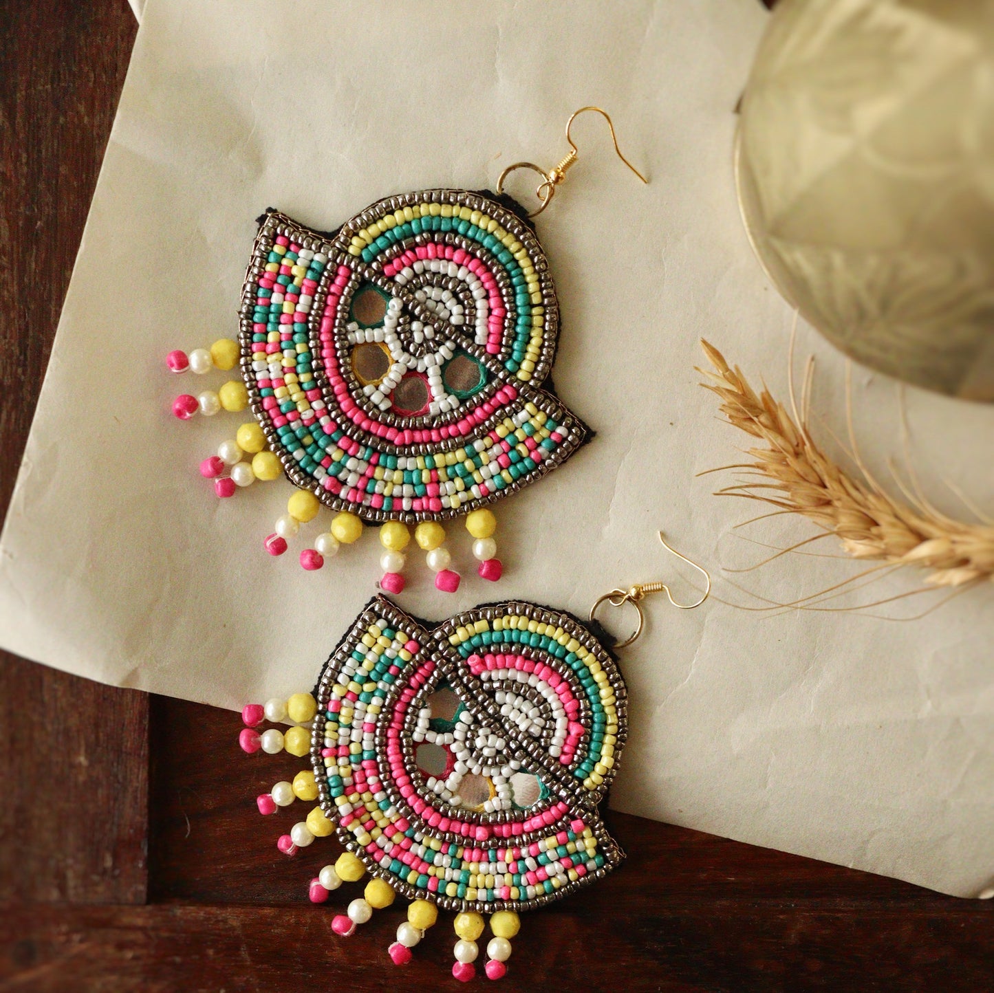 Yellow Dazzle Earring