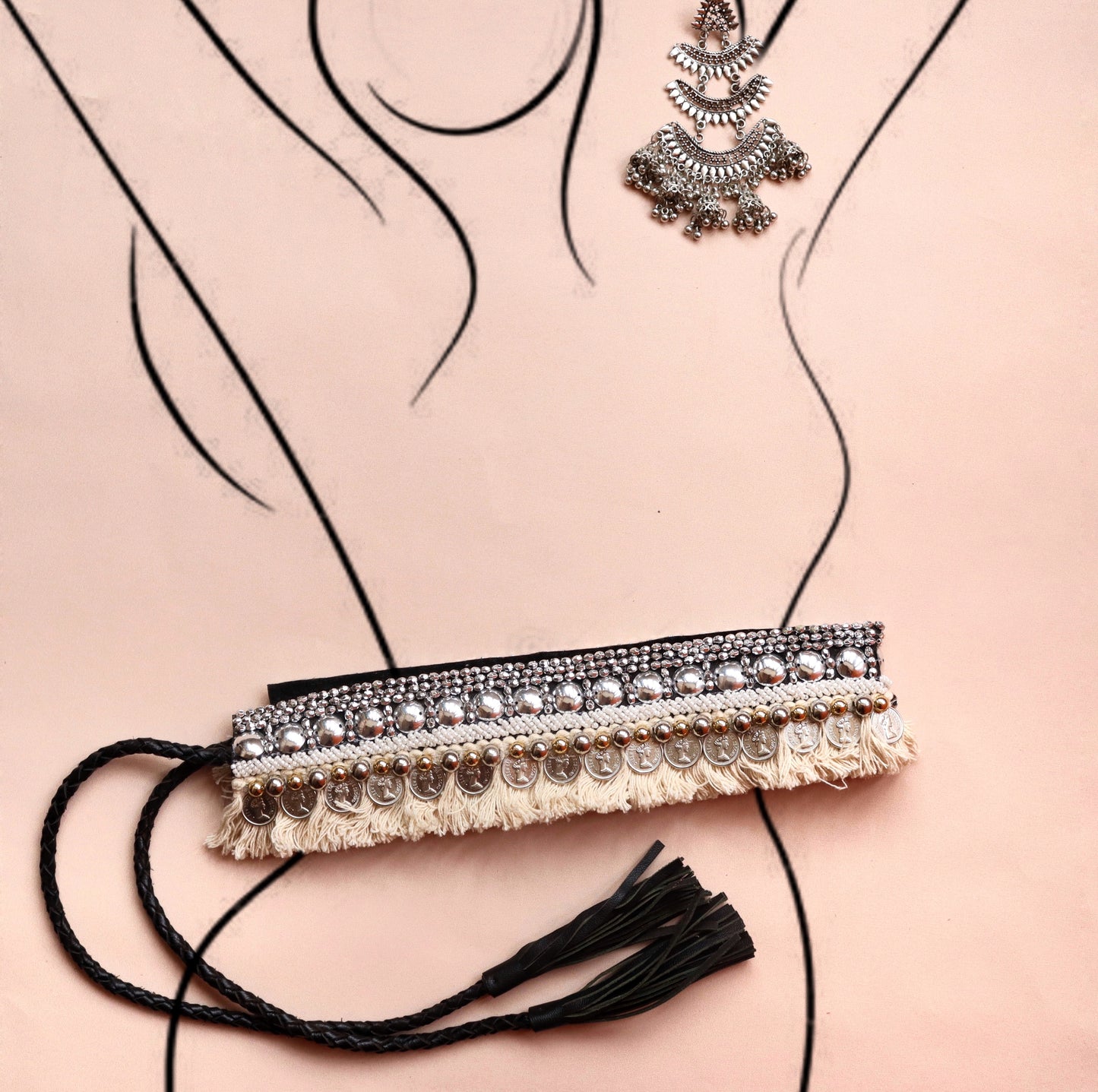 Bohemian Coin Waist Belt