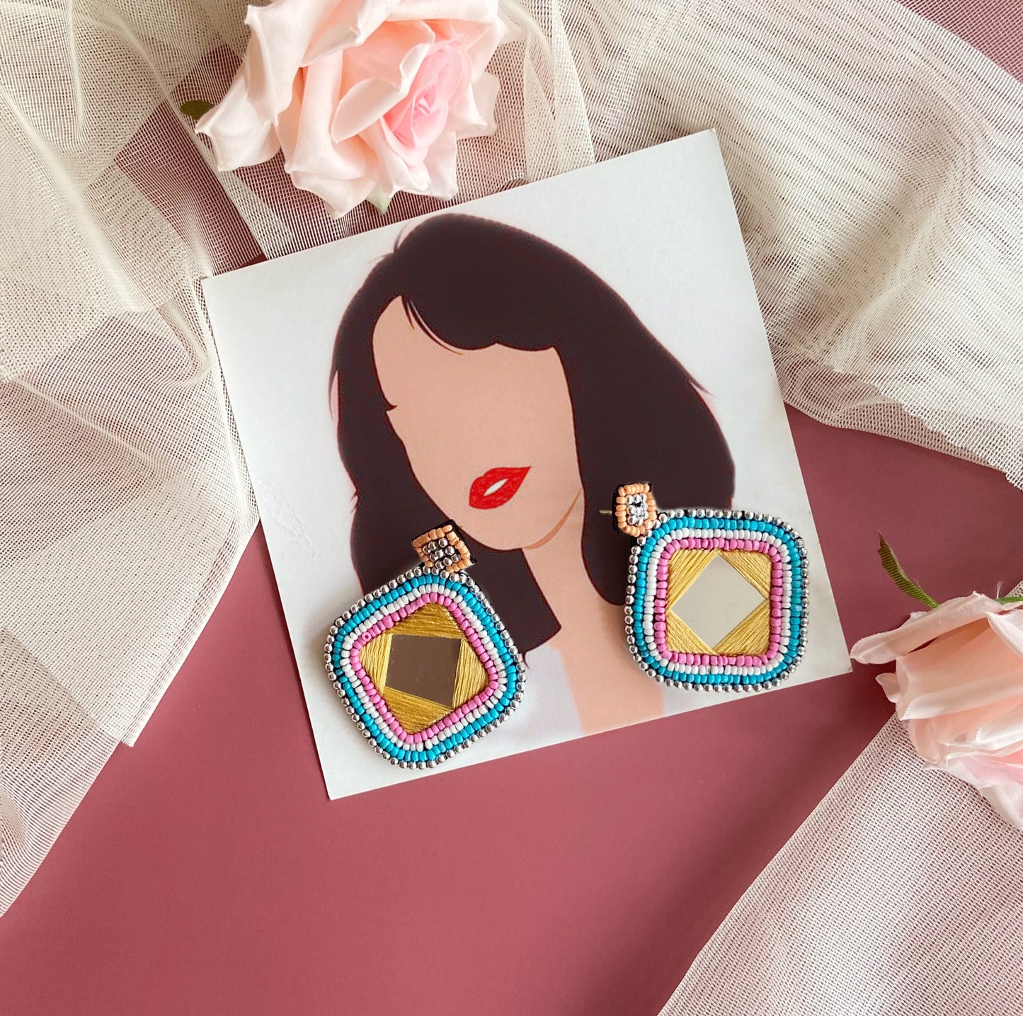 Mirror Love Earring
