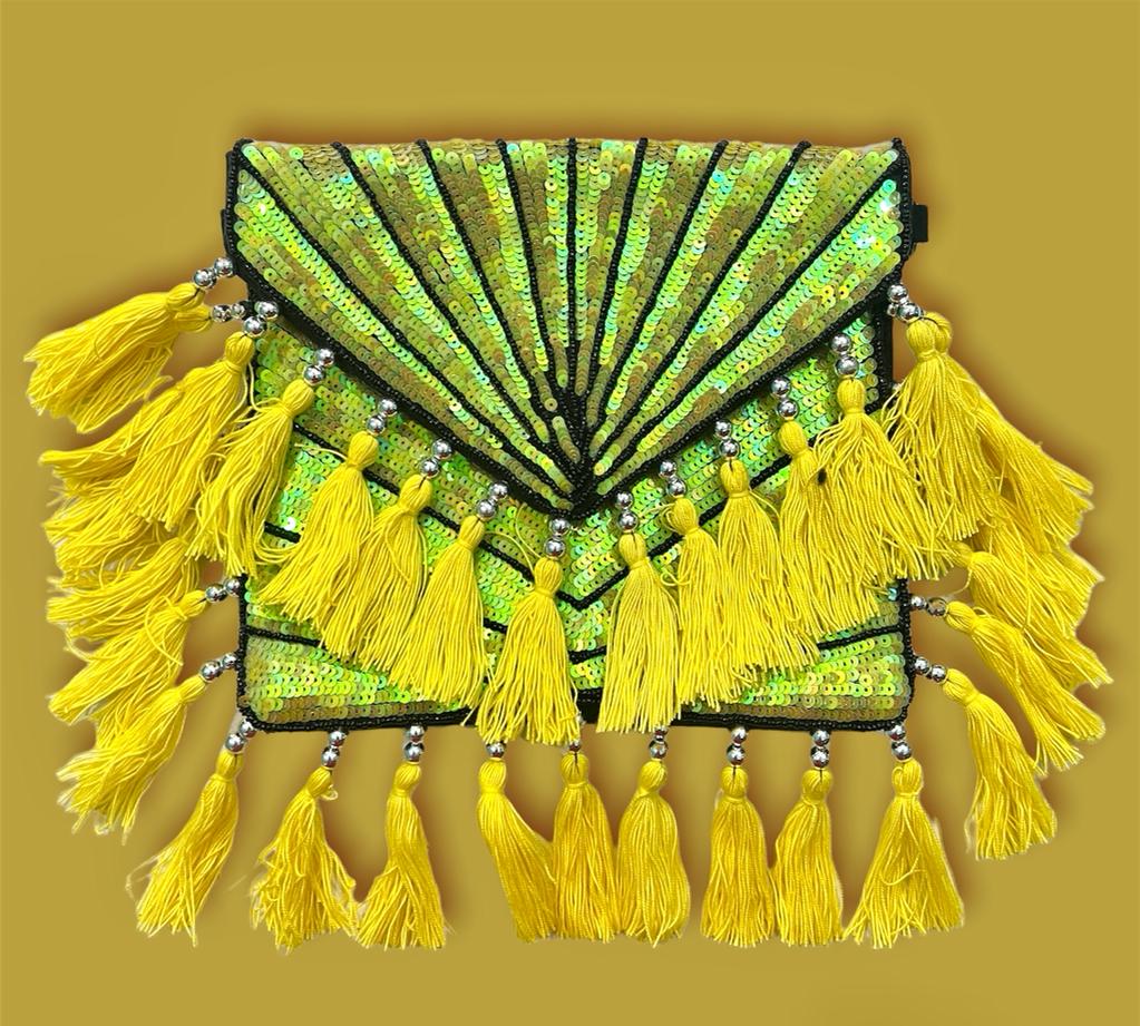 Cali Yellow Sequined