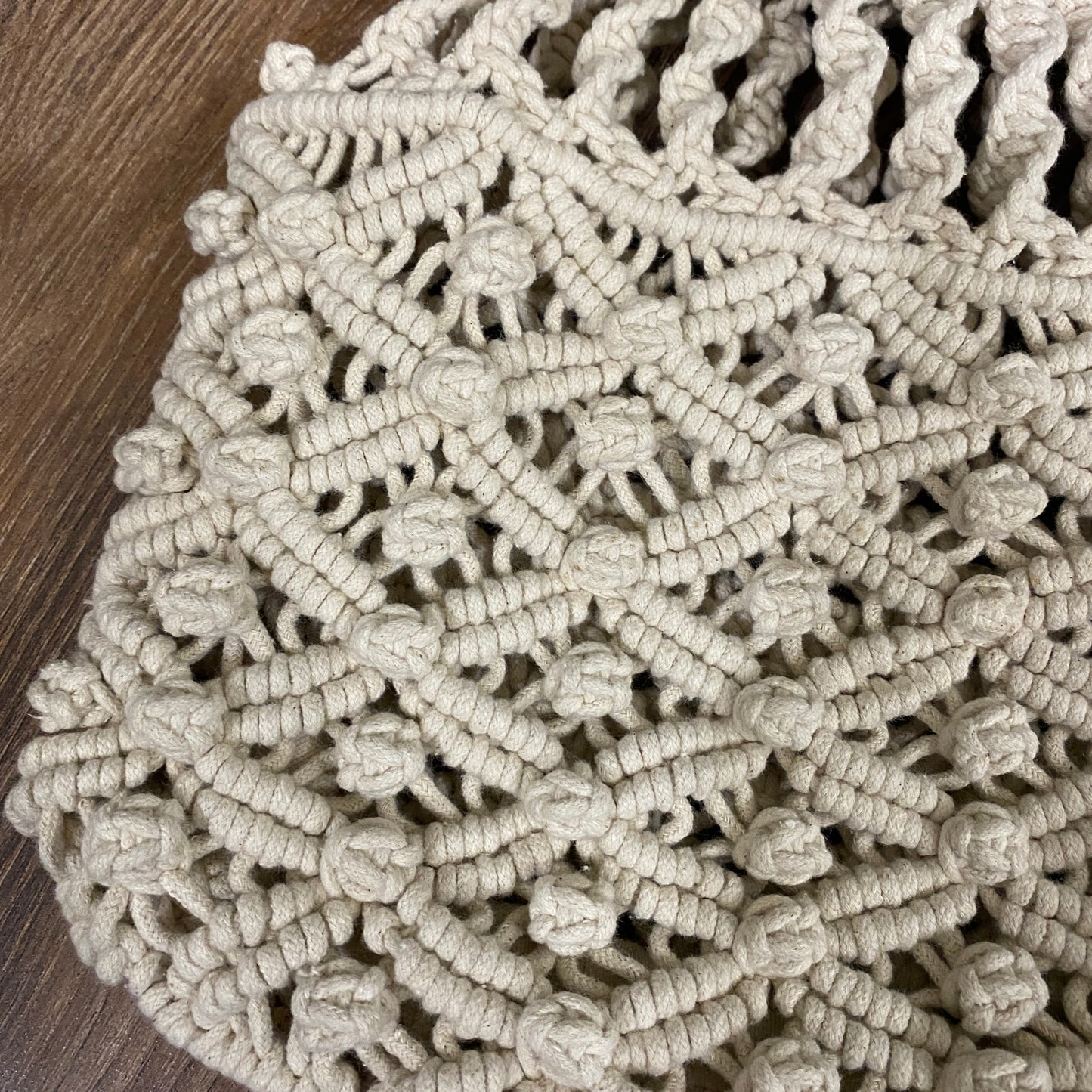 Macrame2 - Wooden Handle Bag1