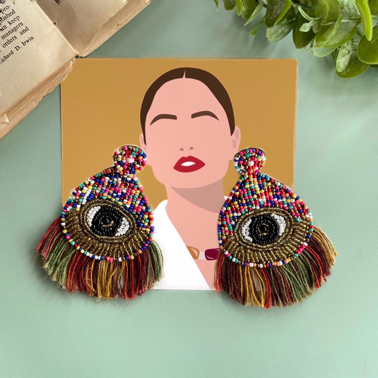 Eye Laced Earring