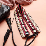 Bohemian Shell Waist Belt - Pink